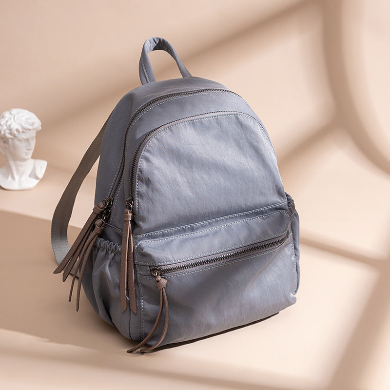 Women's Oxford Cloth Korean Versatile Large Capacity Backpacks