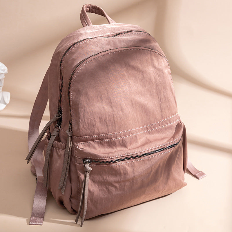 Women's Oxford Cloth Korean Versatile Large Capacity Backpacks