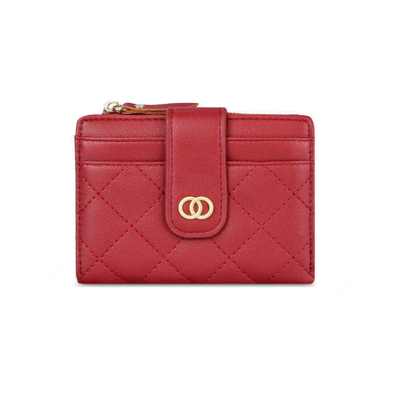 Women's Classic Style Embroidery Thread Female Ladies Wallet