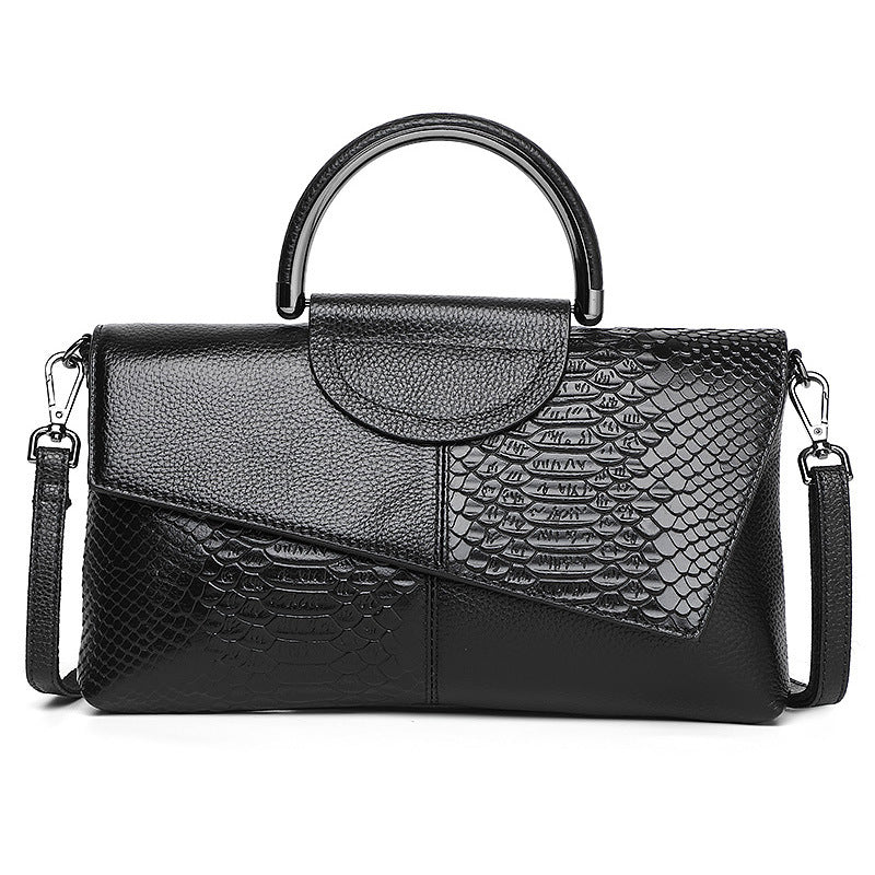 Women's Genuine Leather Clutch Fashion Large Capacity Shoulder Bags