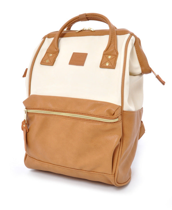 Women's Large Runaway Full Leather Warm Coffee Bags