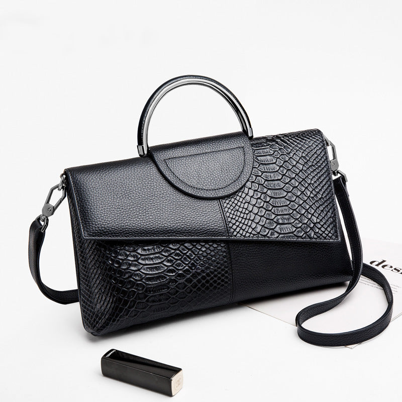 Women's Genuine Leather Clutch Fashion Large Capacity Shoulder Bags