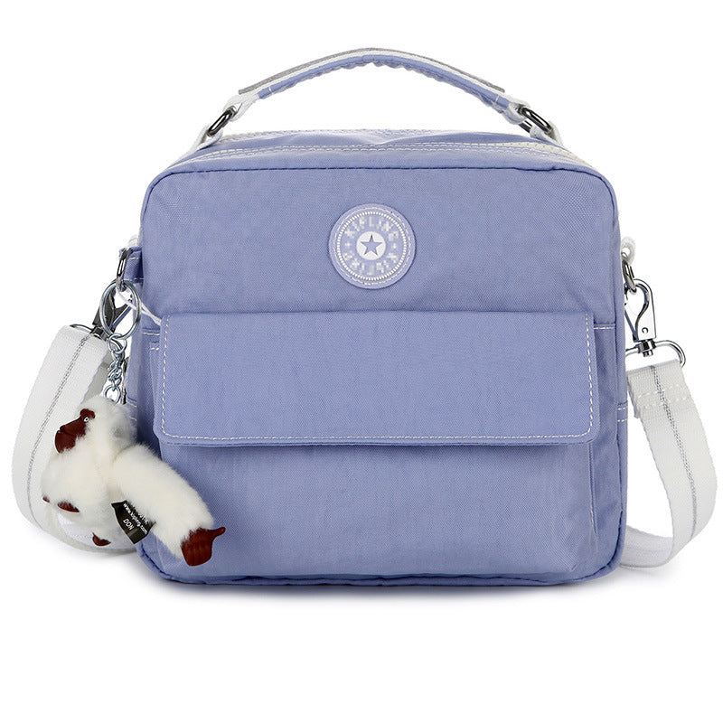 Monkey Nylon Canvas Lightweight Single Portable Crossbody Bags