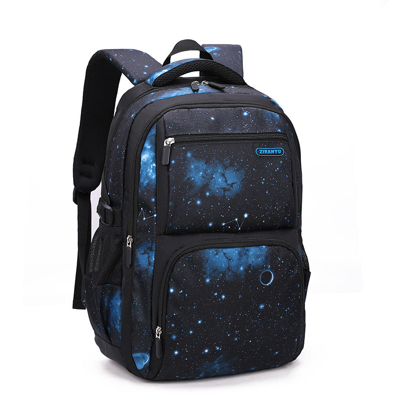Natural Fish Personality Fashion Starry Sky Backpacks