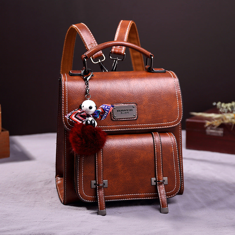 Women's Xi Di Paul Retro Style Single Backpacks