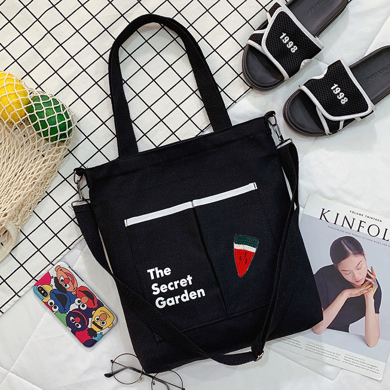 Fashion Canvas Female Style Artistic Class Shoulder Bags