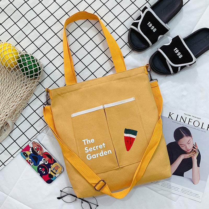 Fashion Canvas Female Style Artistic Class Shoulder Bags