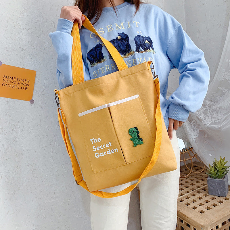 Fashion Canvas Female Style Artistic Class Shoulder Bags