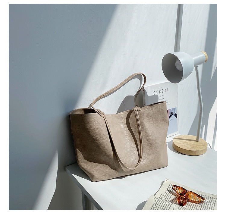 Women's Portable Korean Style Big Combination Fashion Shoulder Bags