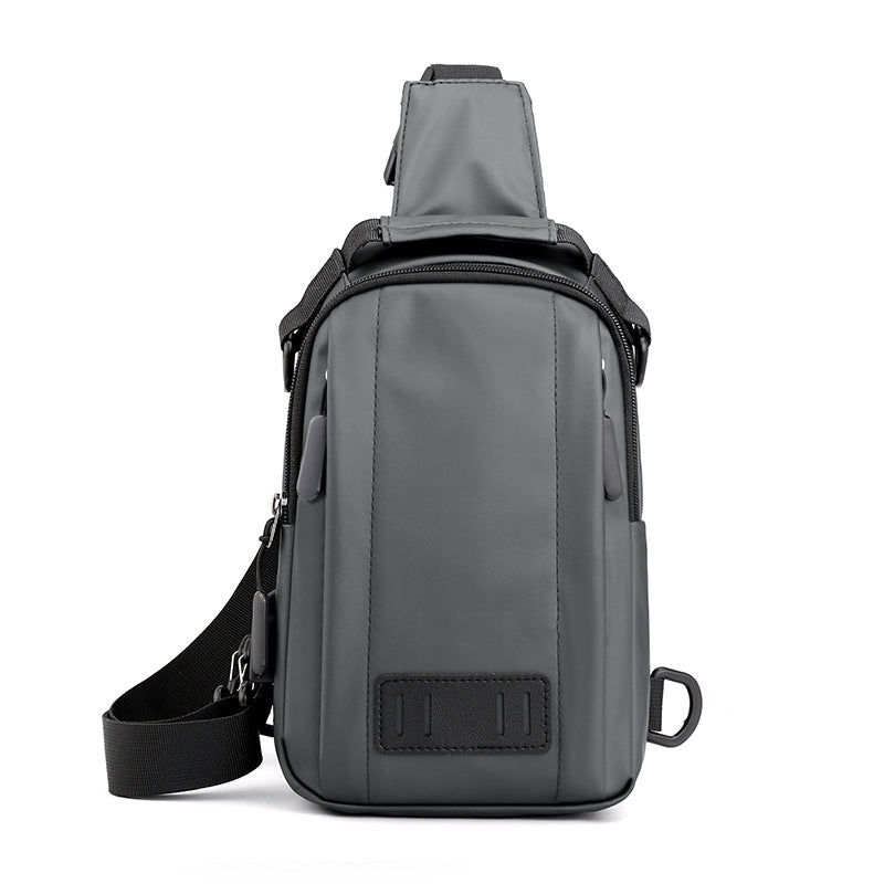 Men's Multifunctional Fashion Waterproof Nylon Cloth Trendy Men's Chest Bags