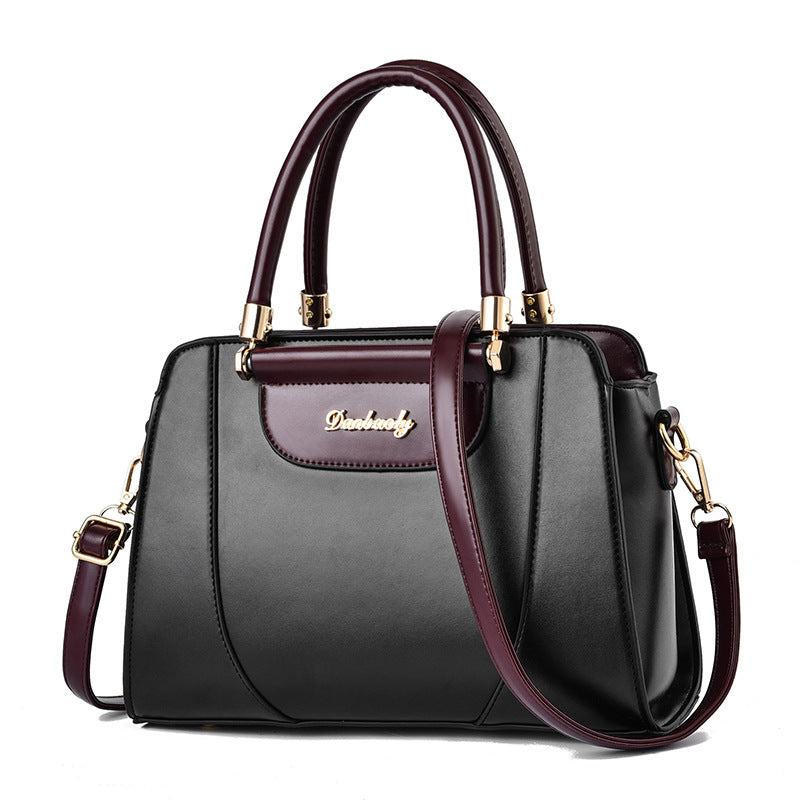 Women's Fashion Large Capacity Korean Style Contrast Shoulder Bags