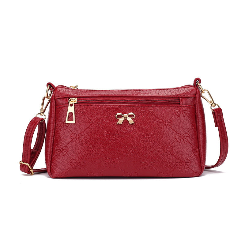 Women's Horse Leather Korean Fashion Stall Running Shoulder Bags