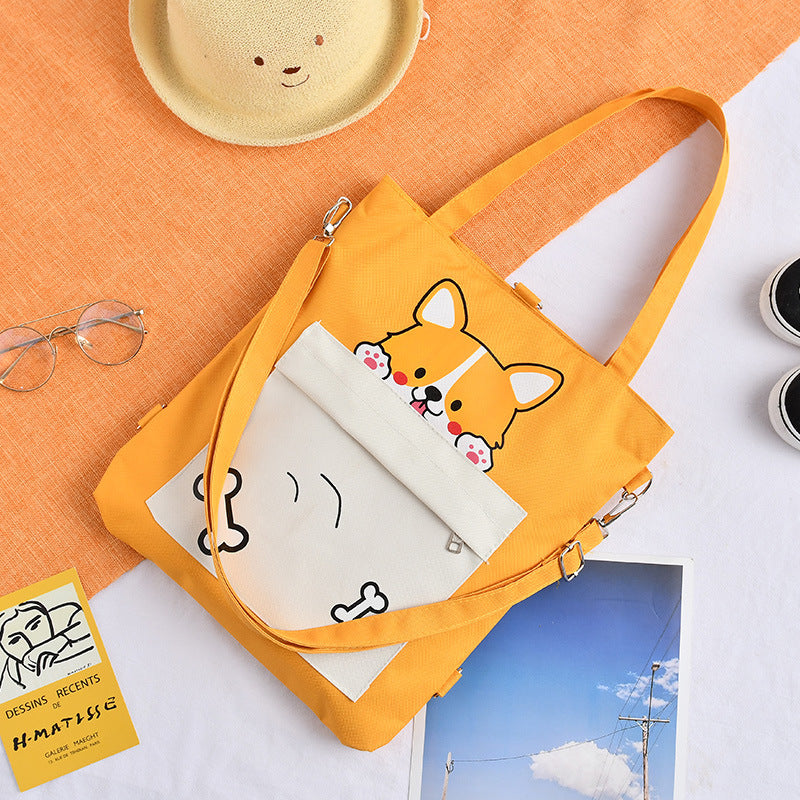 Innovative Canvas Large Capacity Class Hand Shoulder Bags