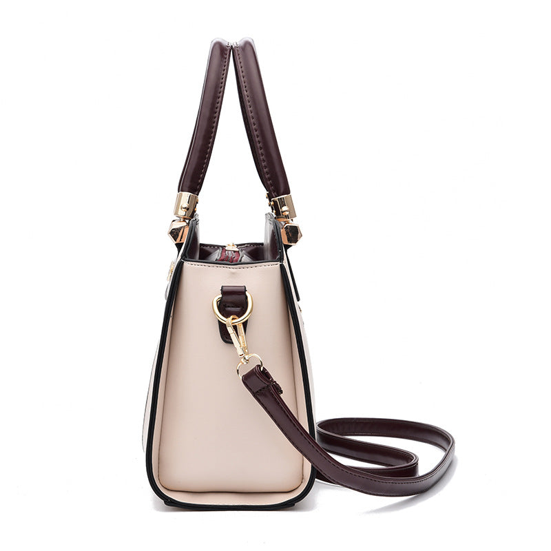Women's Fashion Large Capacity Korean Style Contrast Shoulder Bags