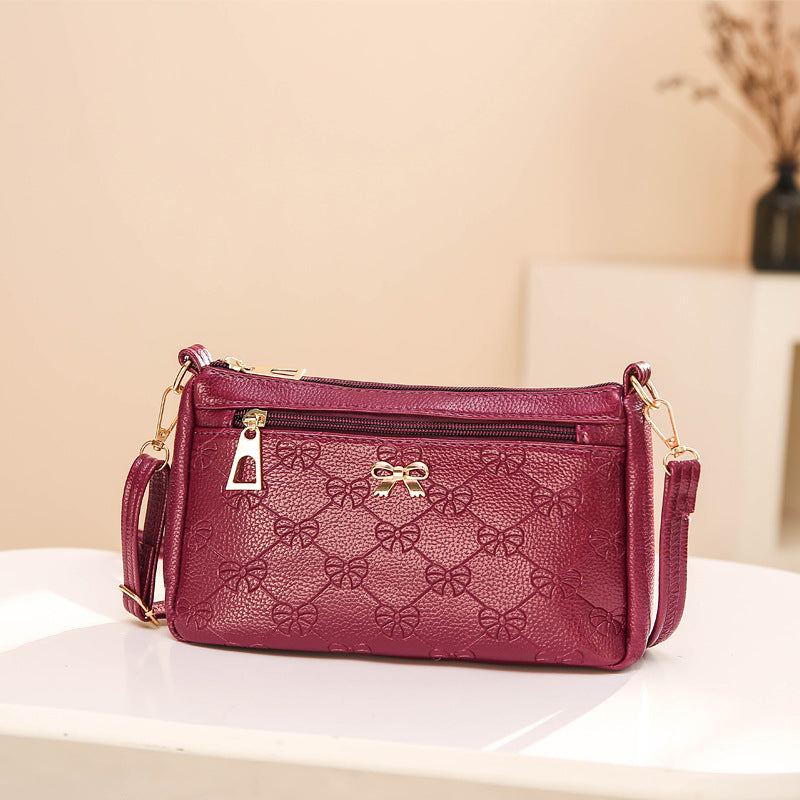 Women's Horse Leather Korean Fashion Stall Running Shoulder Bags