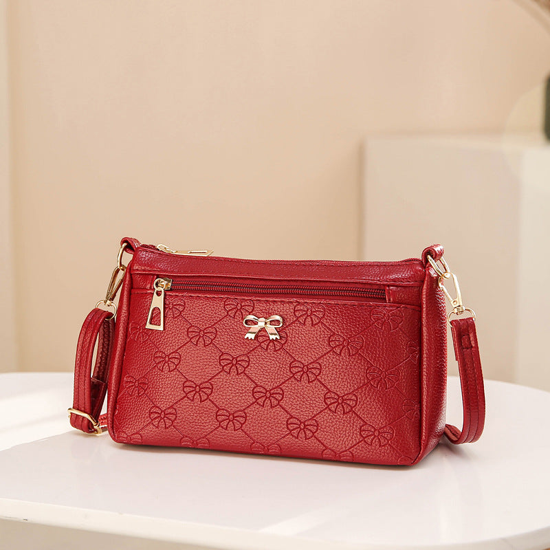 Women's Horse Leather Korean Fashion Stall Running Shoulder Bags