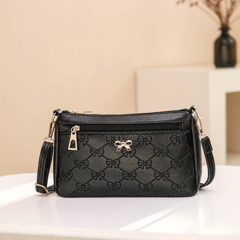 Women's Horse Leather Korean Fashion Stall Running Shoulder Bags