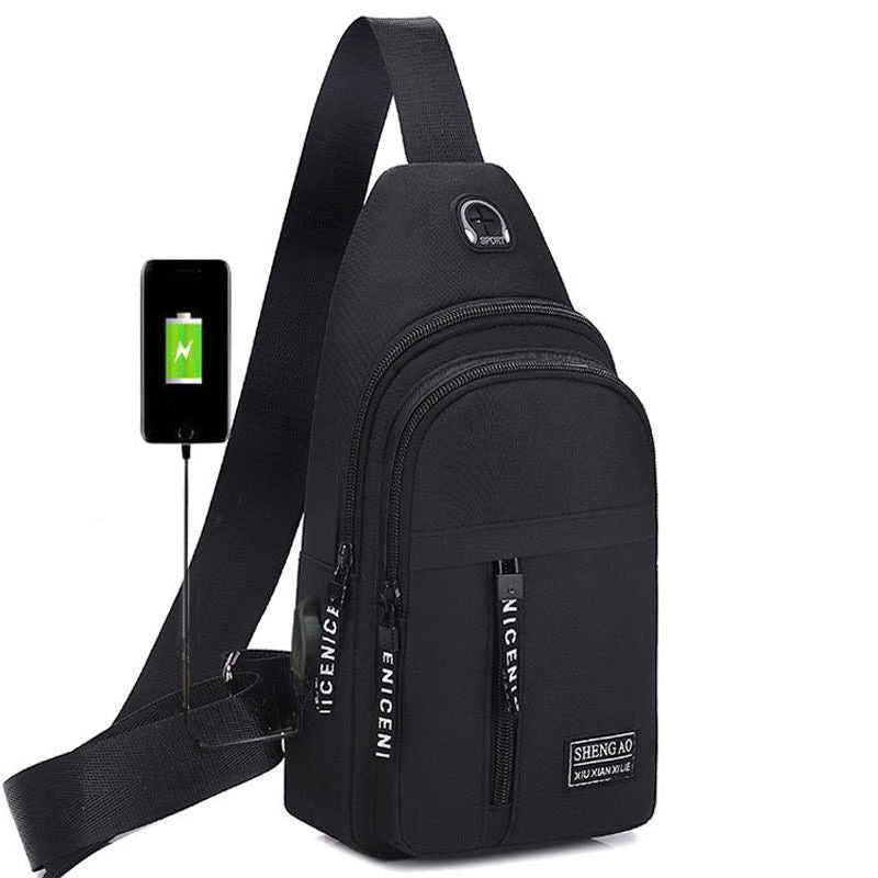 Men's New Trend Business Fashion Waterproof Men's Chest Bags