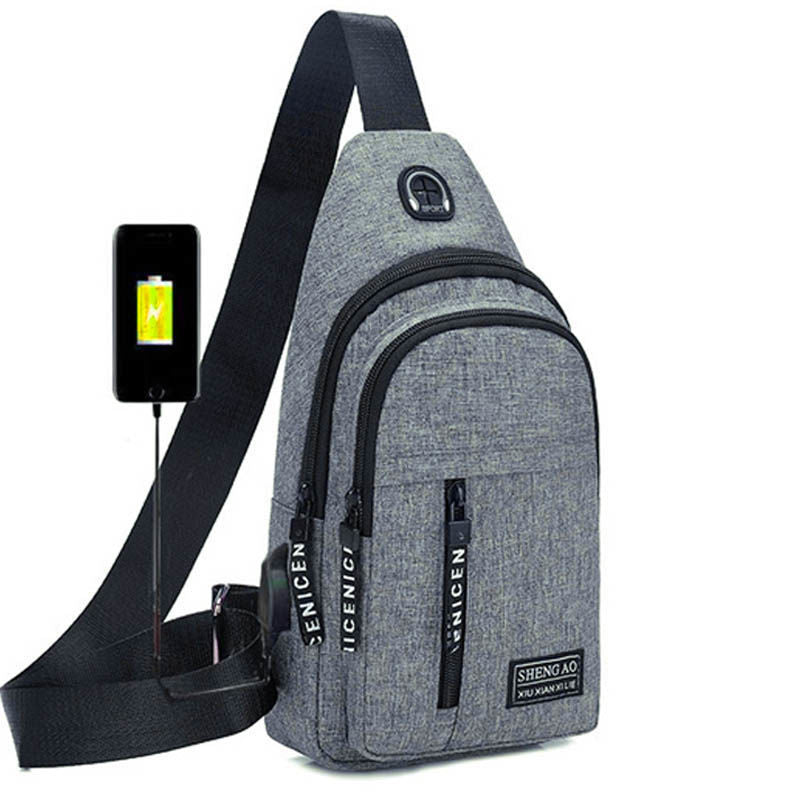 Men's New Trend Business Fashion Waterproof Men's Chest Bags