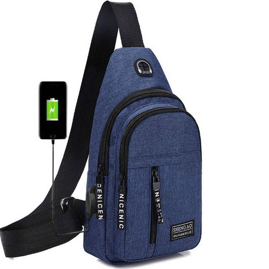 Men's New Trend Business Fashion Waterproof Men's Chest Bags