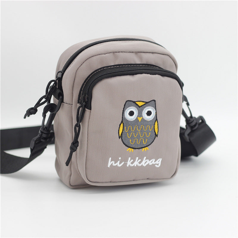 Women's Embroidered Nylon Fashion Cartoon Female Bags
