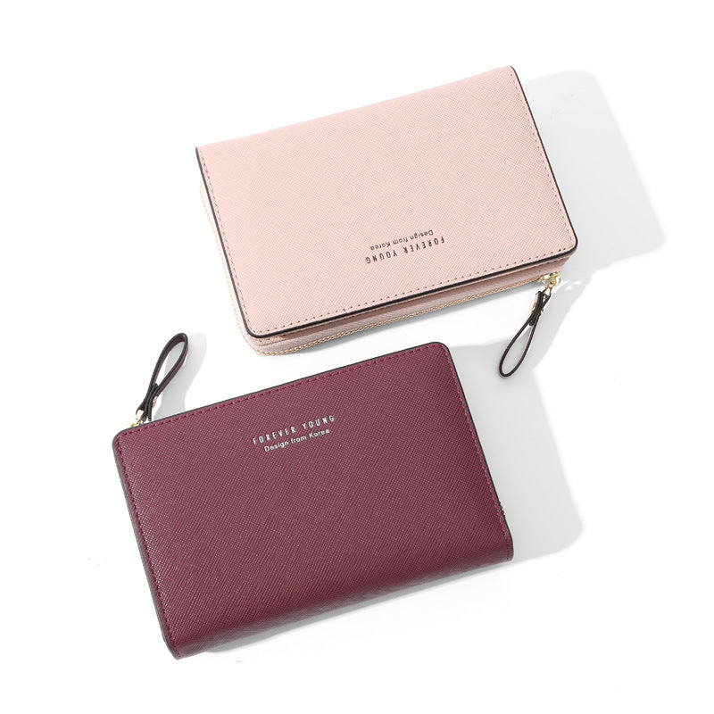 Women's Trendy Short Premium Two Fold Card Holder