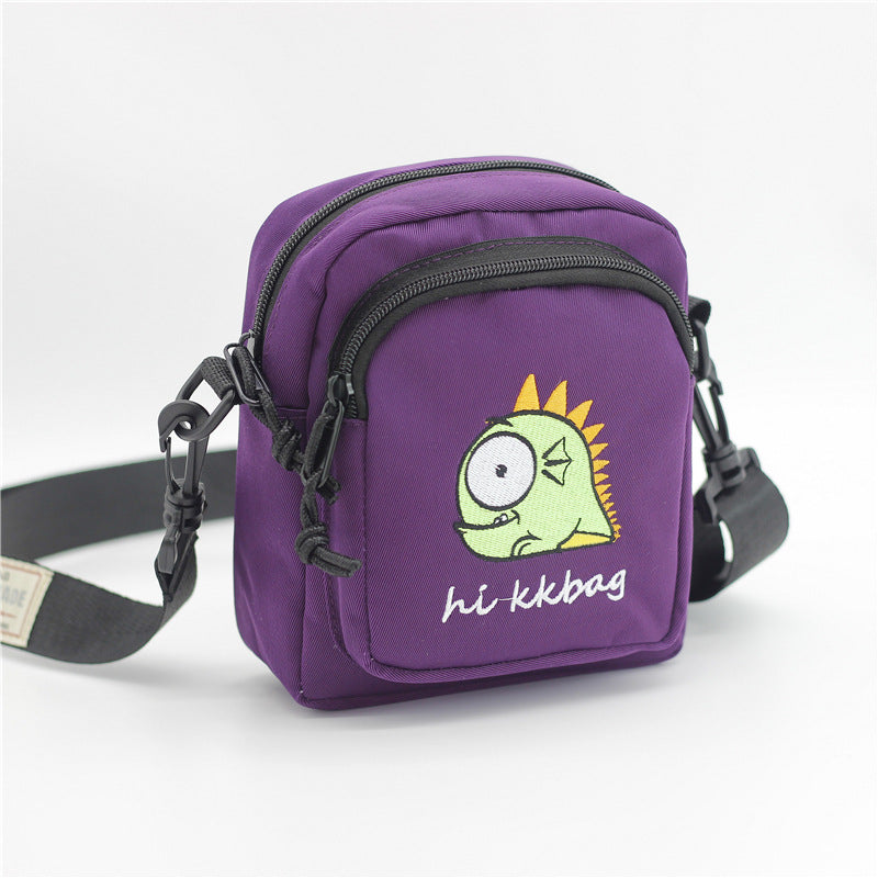 Women's Embroidered Nylon Fashion Cartoon Female Bags