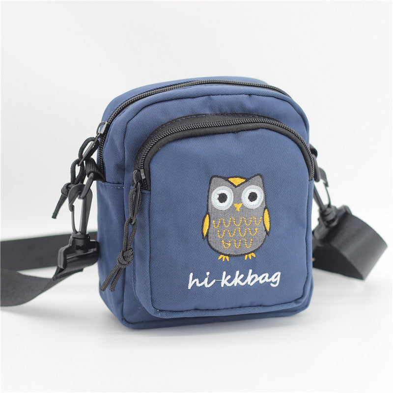 Women's Embroidered Nylon Fashion Cartoon Female Bags