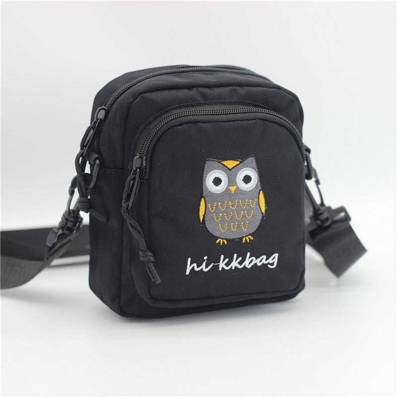 Women's Embroidered Nylon Fashion Cartoon Female Bags