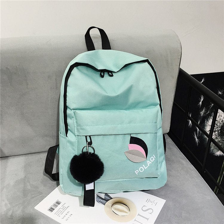 Women's Cheap Nylon Leaves Large Capacity Early Backpacks