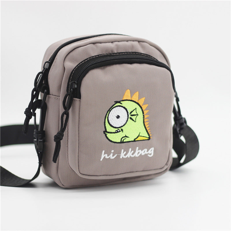 Women's Embroidered Nylon Fashion Cartoon Female Bags