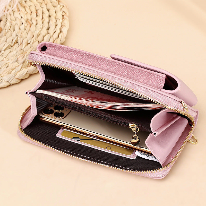Women's Mobile Fashion Simple Korean Latch Crossbody Bags
