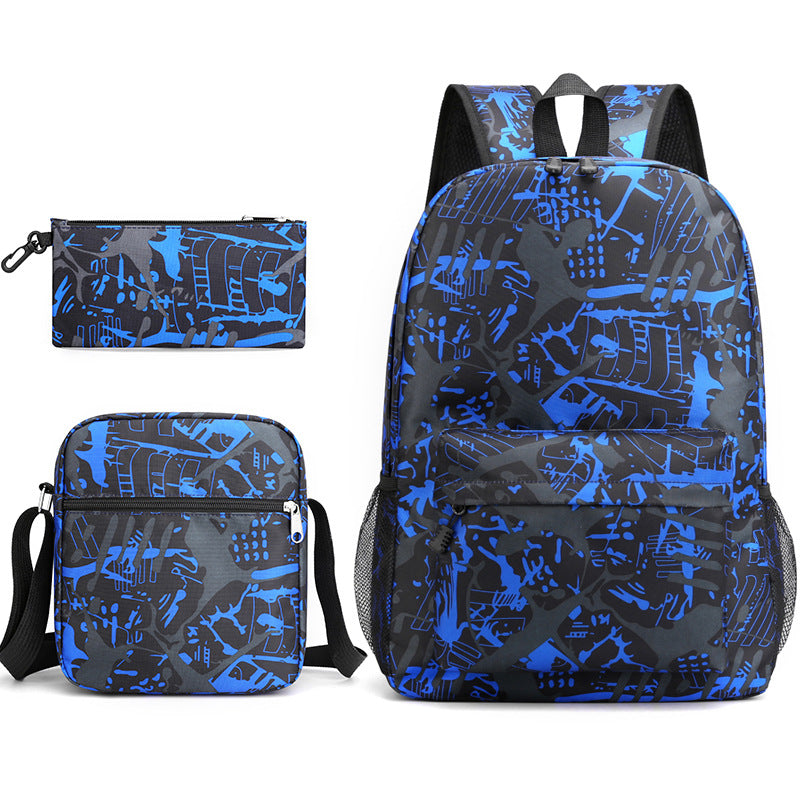 Starry Sky Three-piece Primary Ji Junior Backpacks