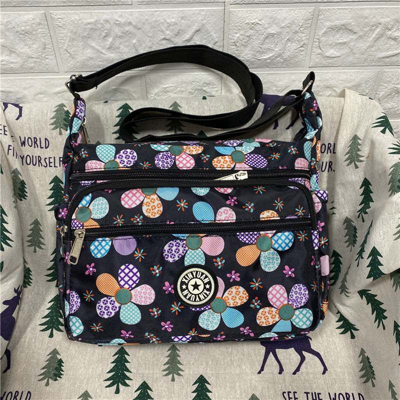 Women's Charming Durable Flower Cloth Canvas Shoulder Bags