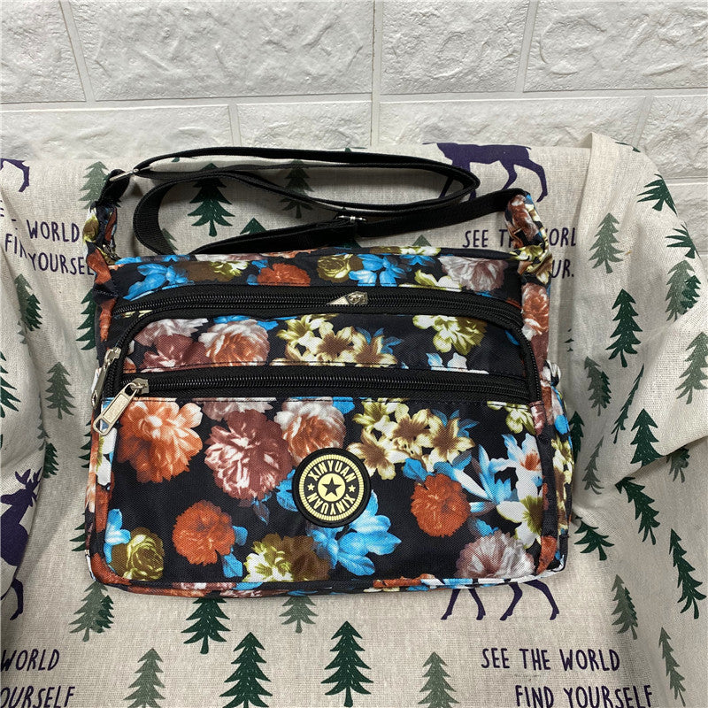 Women's Charming Durable Flower Cloth Canvas Shoulder Bags