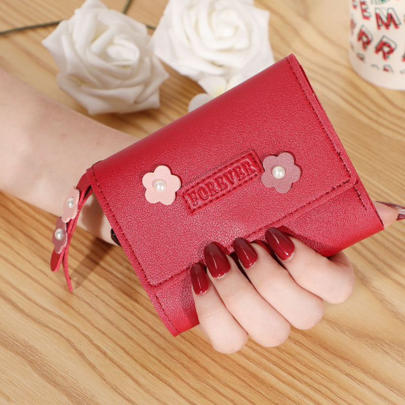 Women's Mini Short Soft Leather Fashion Simple Ladies Wallets