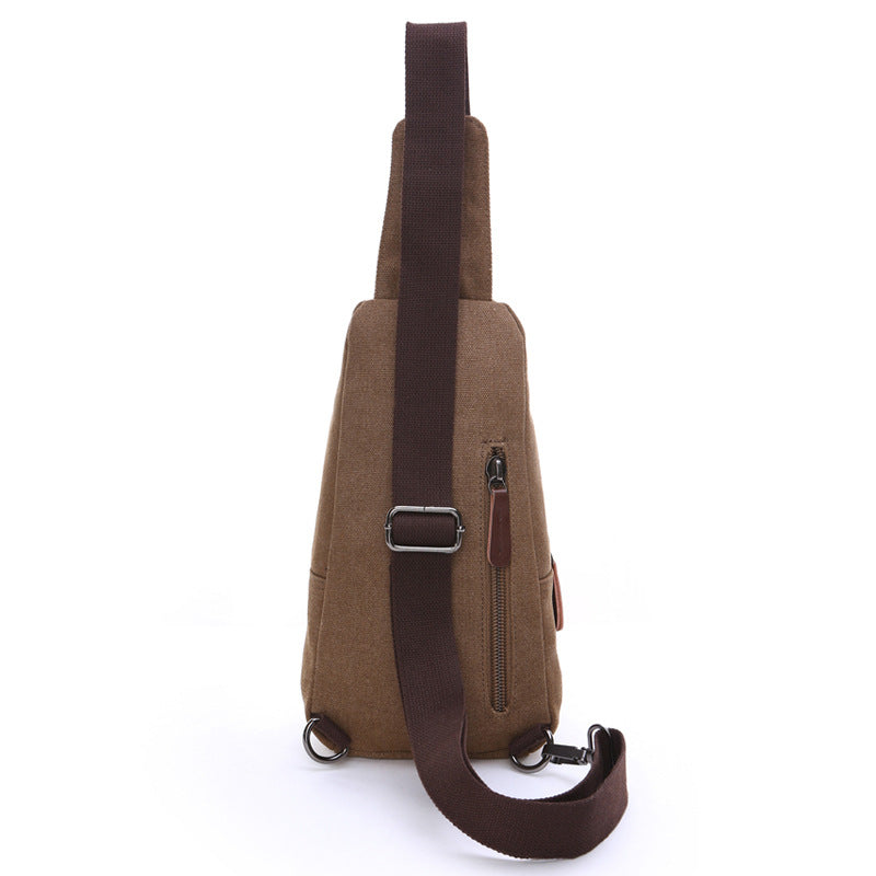 Durable Men's Washed Canvas Street Leisure Bags