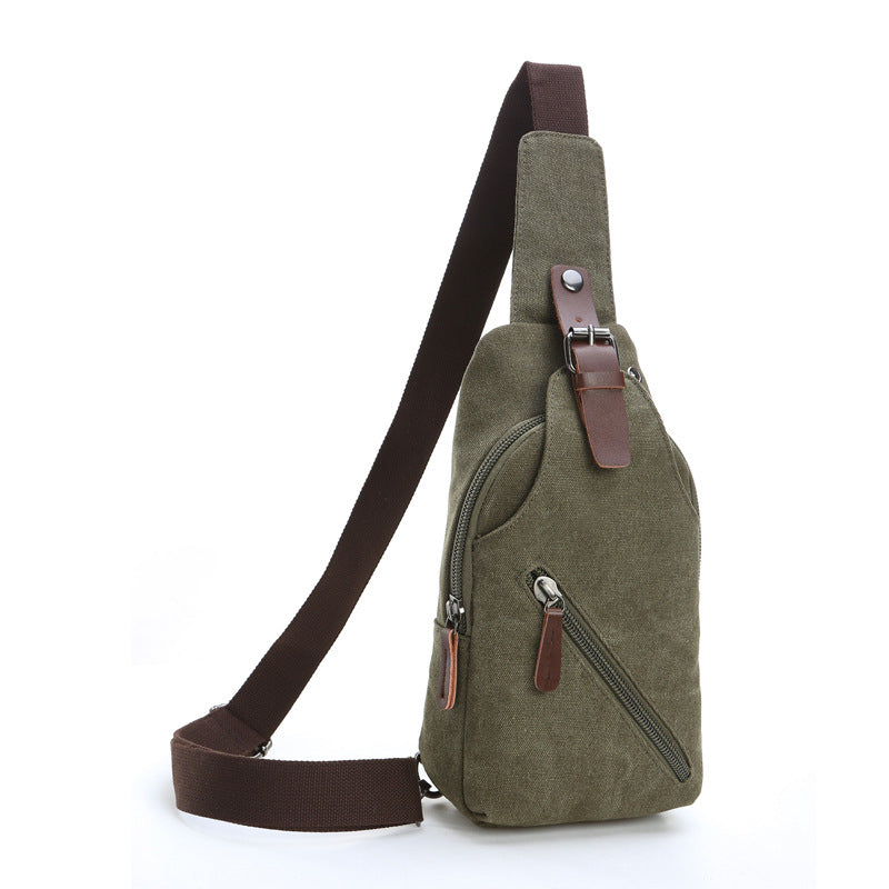 Durable Men's Washed Canvas Street Leisure Bags