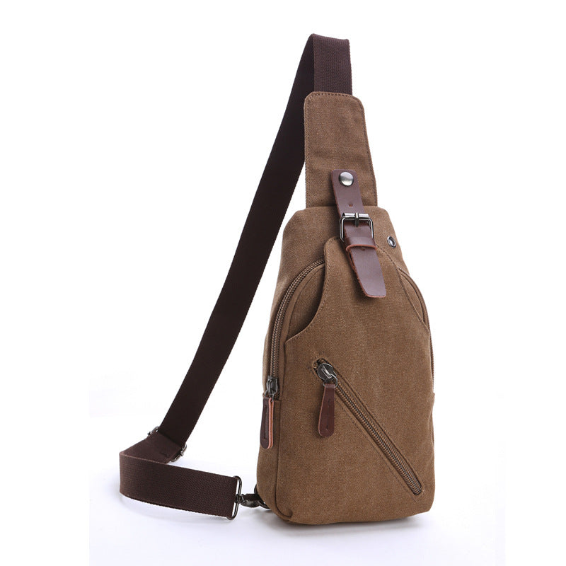 Durable Men's Washed Canvas Street Leisure Bags