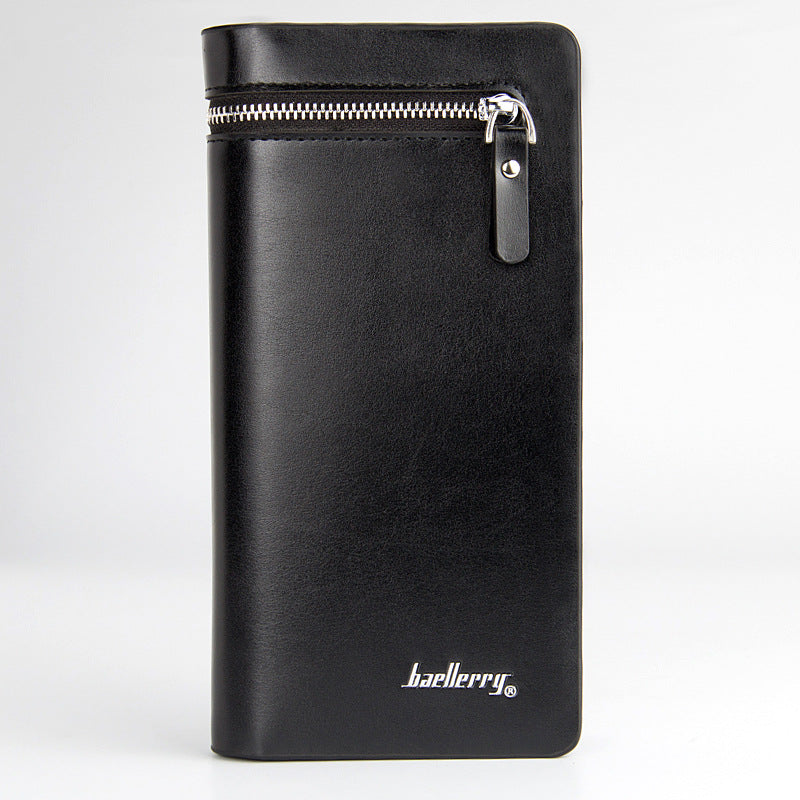 Innovative Men's Clutch Long Zipper Mobile Men's Wallets