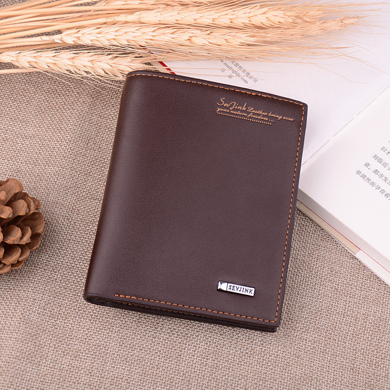 Pretty Casual Men's Short Fashion Green Men's Wallets