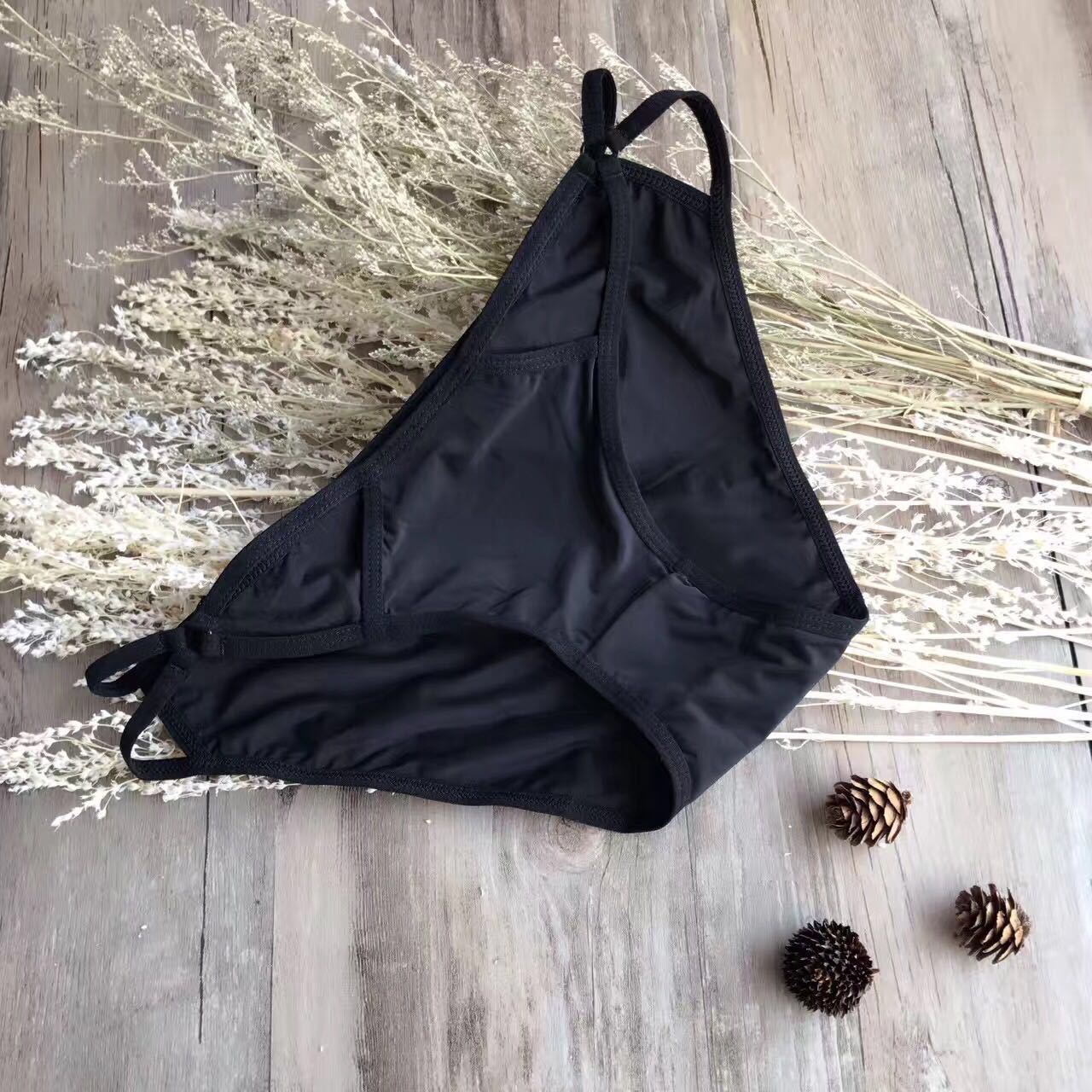 Women's Hollow Sexy Ice Silk Cut-out Solid Color Panties