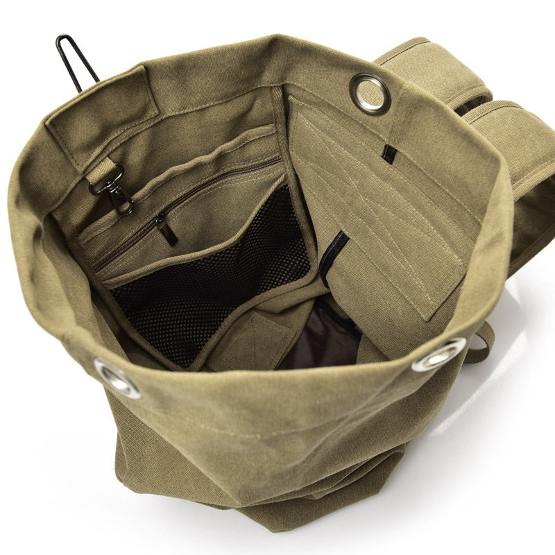 Men's Fashion Large Capacity Trend Canvas Backpacks