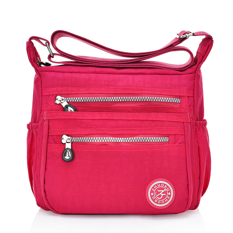 Women's Fashion Simple Nylon Waterproof Printable Crossbody Bags