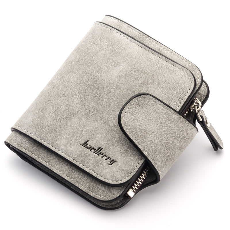 Women's Korean Matte Leather Cute Refreshing Ladies Wallets