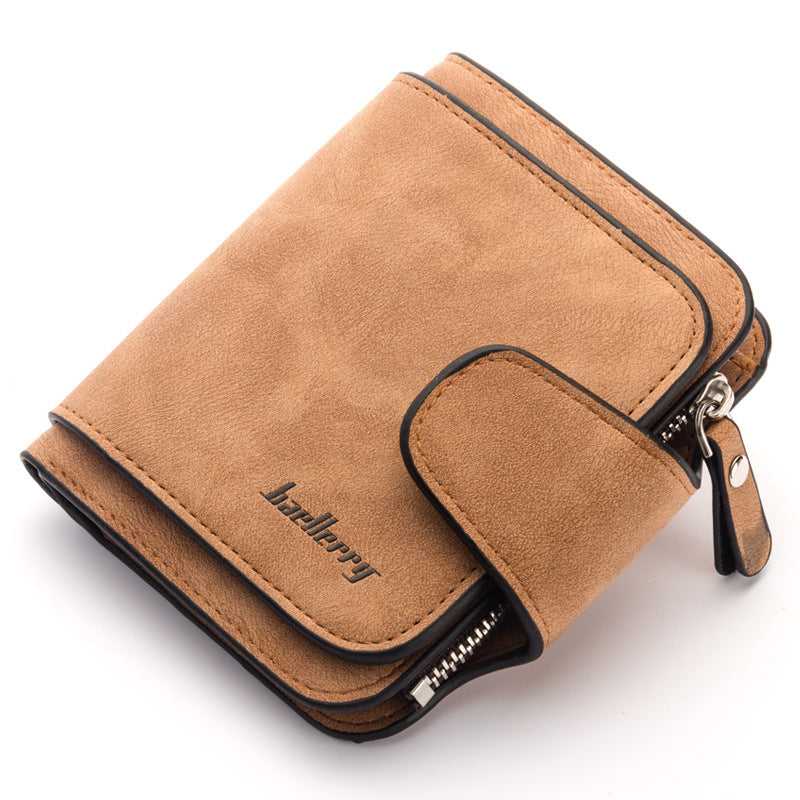 Women's Korean Matte Leather Cute Refreshing Ladies Wallets