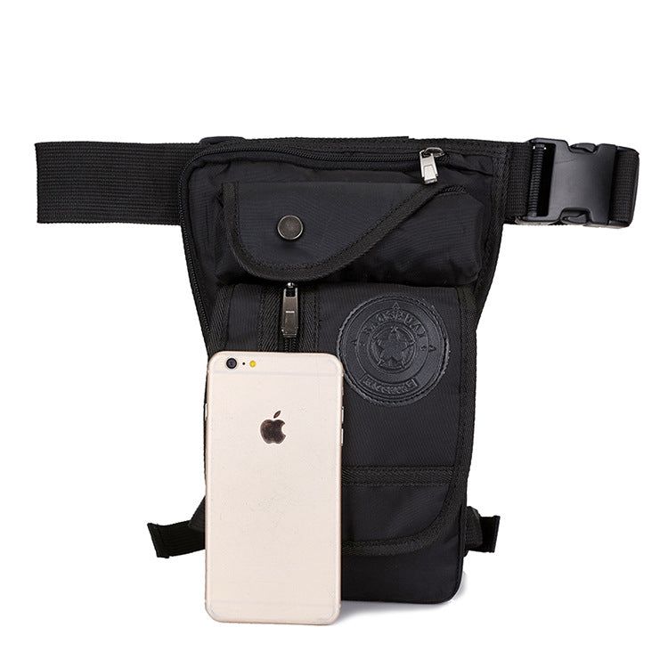 Multifunctional Fashion Nylon Leg Pannier Convenient Men's Waist Packs