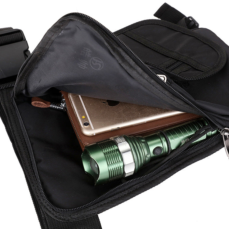 Multifunctional Fashion Nylon Leg Pannier Convenient Men's Waist Packs