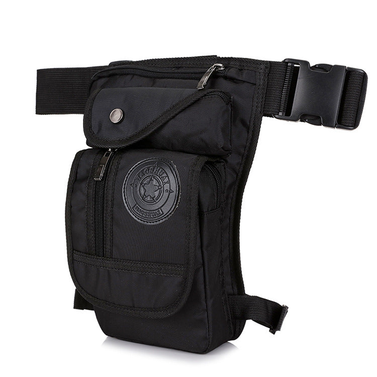 Multifunctional Fashion Nylon Leg Pannier Convenient Men's Waist Packs