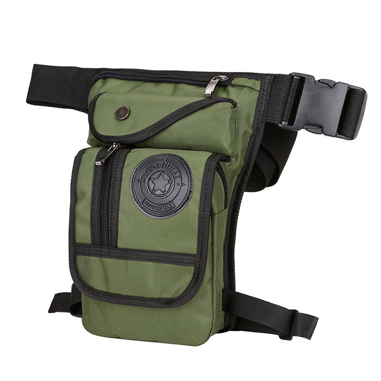 Multifunctional Fashion Nylon Leg Pannier Convenient Men's Waist Packs